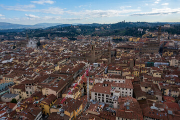 Sticker - View from the height of the city of Florence