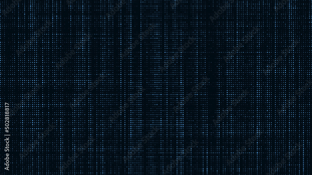 Digital background with noise effect. Corrupted code. Matrix failure ...
