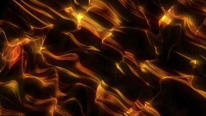 Wall Mural - abstract scientific fantasy background energy wave form shiny particles light projections rays loop