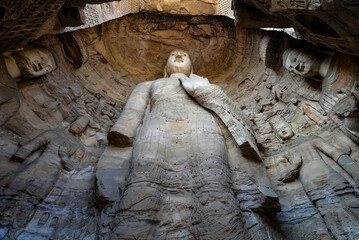 Wall Mural - buddha statue of Yungang Grottoes