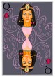 Spielkarten Design Kleopatra