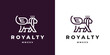 Premium lion logo design. Royal brand symbol. Minimal luxury animal line icon. Corporate brand identity sign. Vector illustration.
