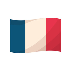 Canvas Print - flag of france