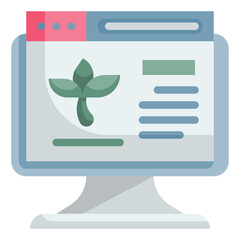 website flat icon