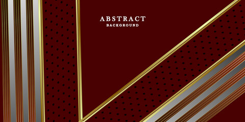Wall Mural - Red gold background