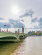 bridge over the river thames to Big Ben
