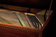 Harpsichord Chords Detail Close Up