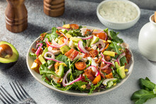 Homemade Healthy Green Goddess Cobb Salad