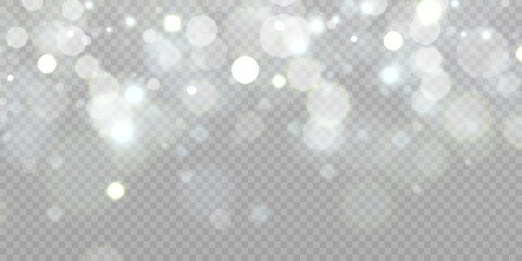 Leinwandbilder - Shiny glare light effects with colorful shimmer. Beautiful glare effect with bokeh. Shining abstract background. Vector illustration