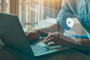 Wall Mural - quality control assurance concept for business company