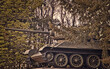 Panzer - T34 - Russland - Verlassener Ort - Urbex / Urbexing - Lost Place - Artwork - Creepy - Russia - WWII - World War - High quality photo