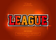 © Isolainlain - LEAGUE VECTOR TEXT STYLE EFFECT