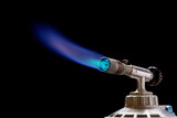 Fototapeta  - 青い炎を放つガスバーナー