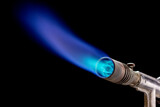 Fototapeta  - 青い炎を放つガスバーナー
