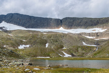 Poster - Glacier lake at Helags mountain in Sweden