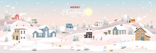 Winter Landscape With Happy People,polar Bear And Rabbit Playing Ice Skate In The Park,Vector Banner Winter Wonderland Bunny And Bear Celebrating In Forest,Merry Christmas And New Year 2023 Background