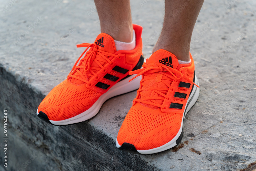 adidas shoes orange color
