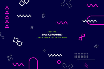 Abstract geometric background with shapes