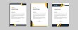 © oman vector - modern corporate letterhead template design