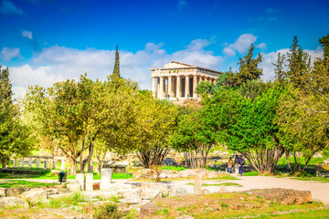 Fotomurales - Agora of Athens, Greece