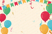 Balloons Party Bunting