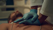 © stockbusters - Closeup doctor doing heart massage to unconscious patient in hospital ward.