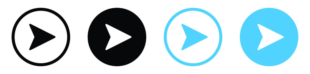 Leinwandbilder - send message icon, share icon symbol