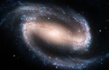 Wall Mural - barred spiral galaxy ngc 1300 in the constellation of eridani. elements of this picture furnished by