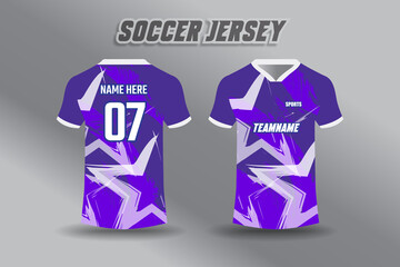 Sports Soccer Jersey Design Template | Football Jersey Design | Uniform T-Shirt Mockup