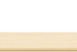 © natrot - Empty brown wood table top on white background, Template mock up for display of product