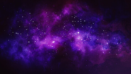 Wall Mural - cosmic illustration. beautiful colorful space background. watercolor cosmos