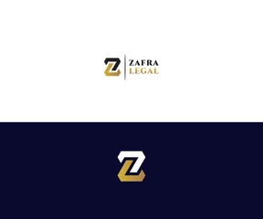 Wall Mural - Letter Z, ZZ, ZL, LZ, L, LL Logo Design vector Template