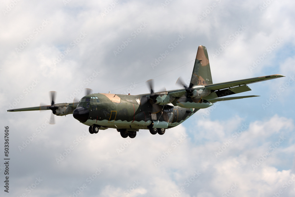 RAF Fairford, Gloucestershire, UK - July 9, 2014: Algerian Air Force ...