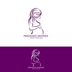 pregnant woman logo