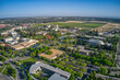 Aerial View of a Public Land University in Fresno, California