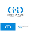 © Top Studio - Letter G F D logo vector template, Creative G F D logo design concepts