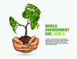 © Ananthu - World Environment day concept, eco friendly design, june 5