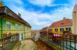 The charming old town of Sibiu in Transylvania 