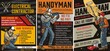 © DGIM studio - Handyman professionals vertical banners set