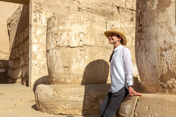 Poster - Medinet Habu temple in Luxor