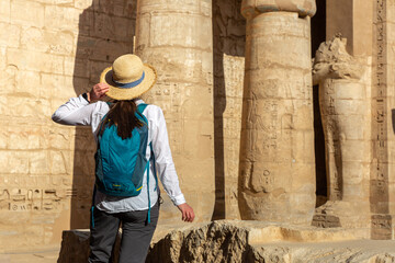 Poster - Medinet Habu temple in Luxor