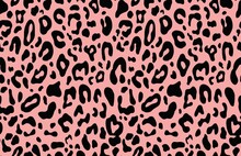 
Leopard Print Pink Seamless Background, Fashion Illustration For Print Clothes, Fabrics.