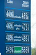 High gas prices over $4 ( four dollars ) per gallon