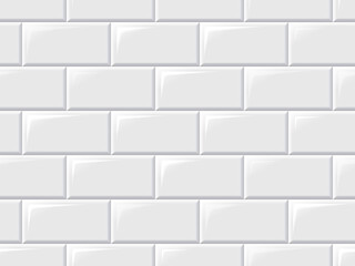 Wall Mural - decorative white tile