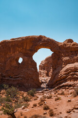 Poster - Sandstone formations in Arches National Park