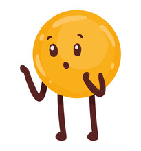 Whistling Emoji Character