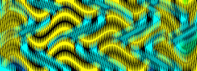 Wall Mural - Bright multicolor background. Blue red wavy pattern.	
