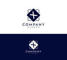 Minimalist Letter X Logo Design, Abstract Letter X Vector Logo Design, Text X Letter Icon Design, Text Logo Design