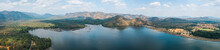 Aerial View Of Chao Ram Reservoir In Sukhothai, Thailand