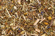 Dry herbs for tea background and textured.